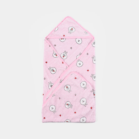 Baby Hooded Wrapping Sheet Rabbit