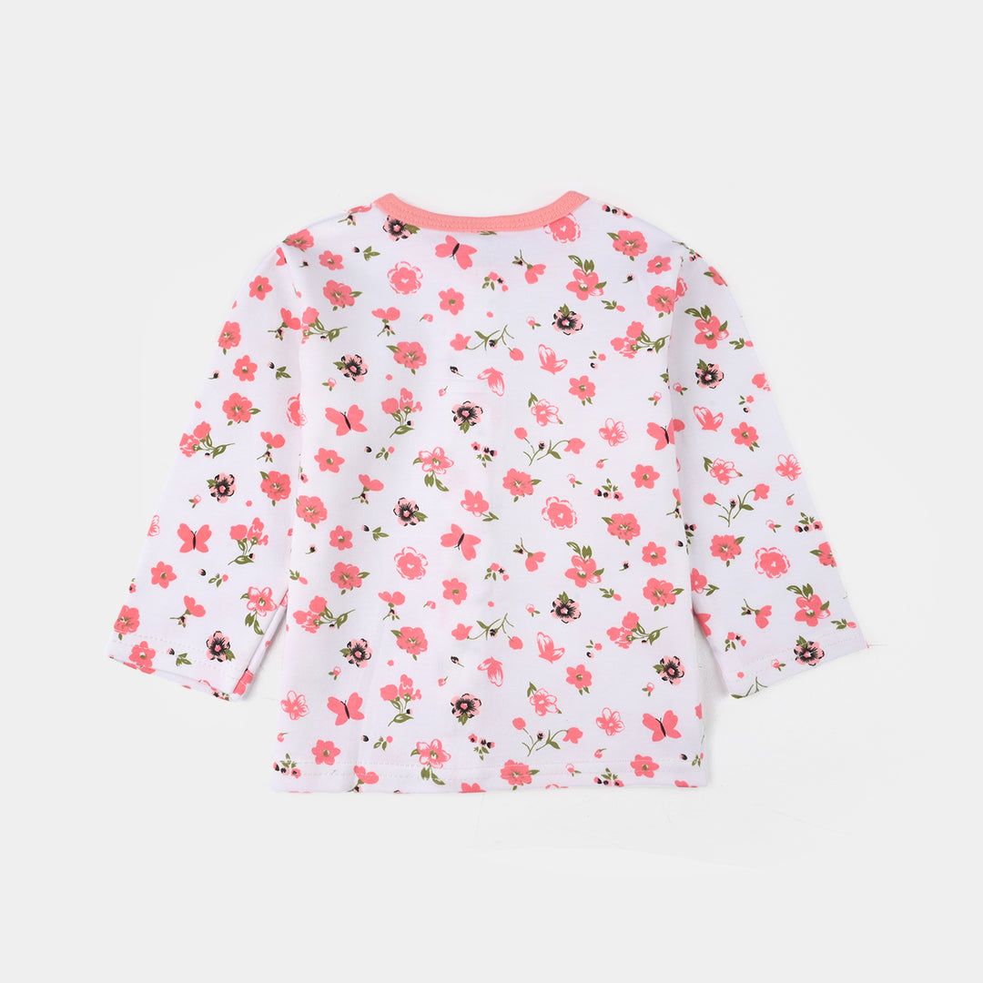 Infant Girls Cotton Jersey Night Suit