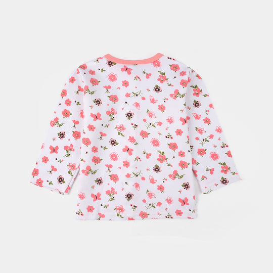 Infant Girls Cotton Jersey Night Suit