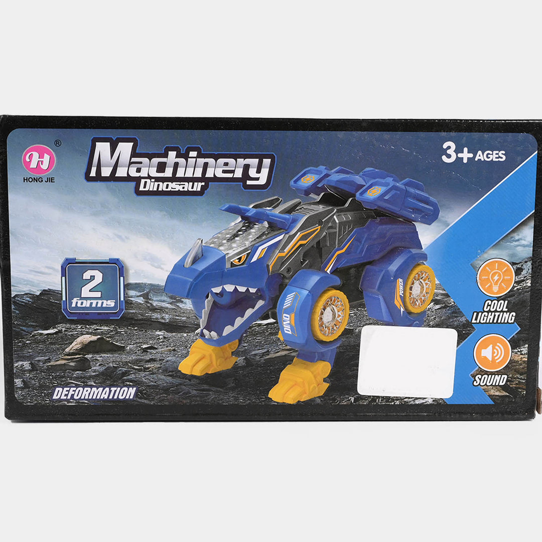 Machinery Dinosaur Deformation Toy with Light & Sound
