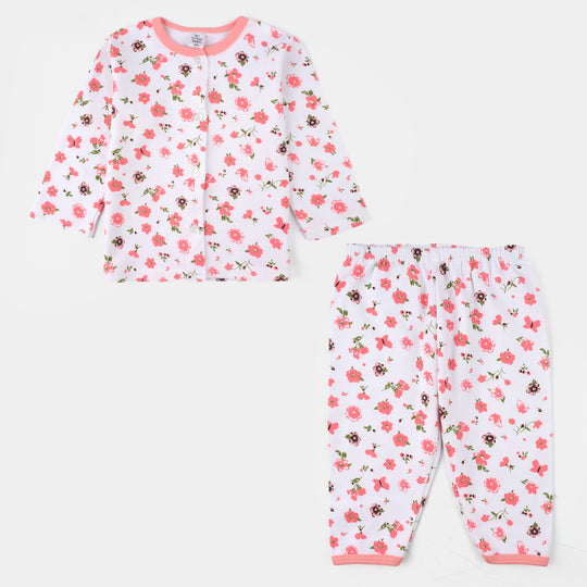 Infant Girls Cotton Jersey Night Suit