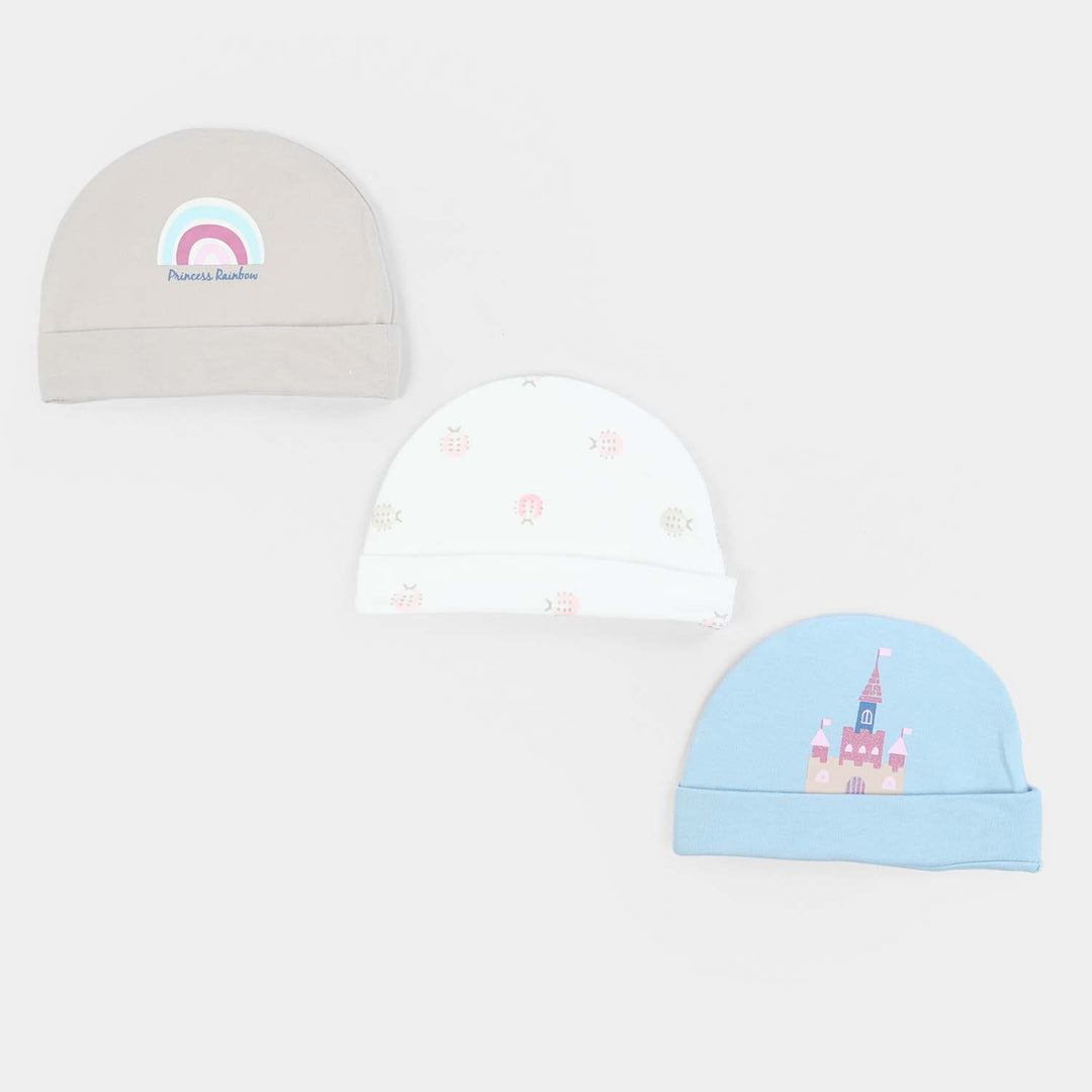 Pack OF 3 Baby Cap/Hat Set