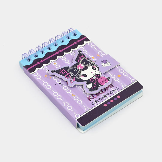 Cute Adorable Design A6 Mini Spiral Diary / Notebook
