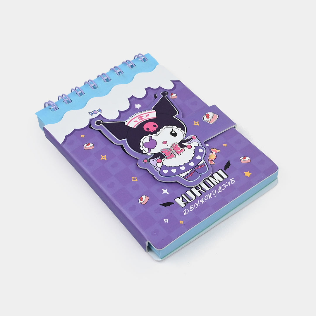 Cute Adorable Design A6 Mini Spiral Diary / Notebook