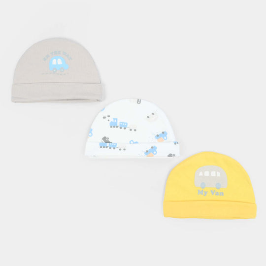 Pack OF 3 Baby Cap/Hat Set