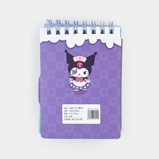 Cute Adorable Design A6 Mini Spiral Diary / Notebook