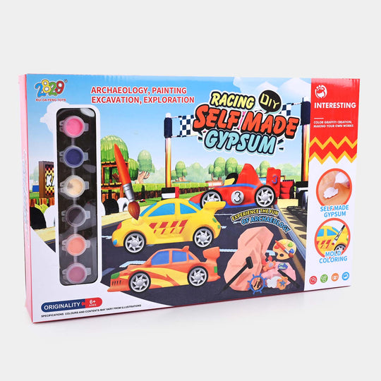 Gypsum & Painting Kit Racing Car For Kids