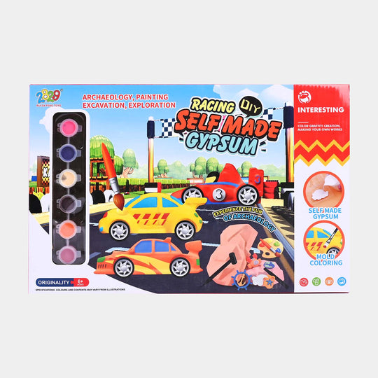 Gypsum & Painting Kit Racing Car For Kids