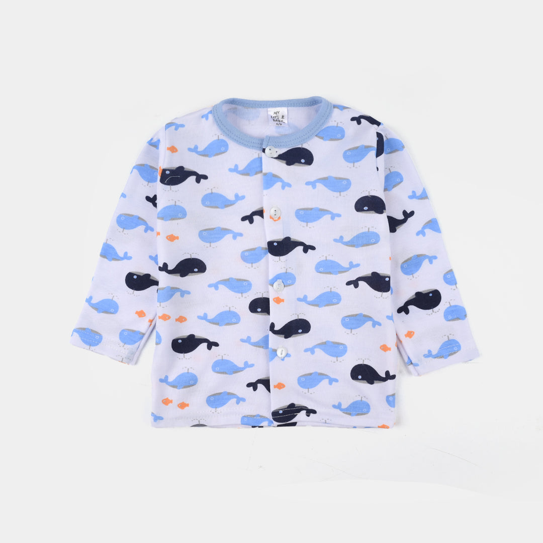 Infant Boys Cotton Jersey Night Suit