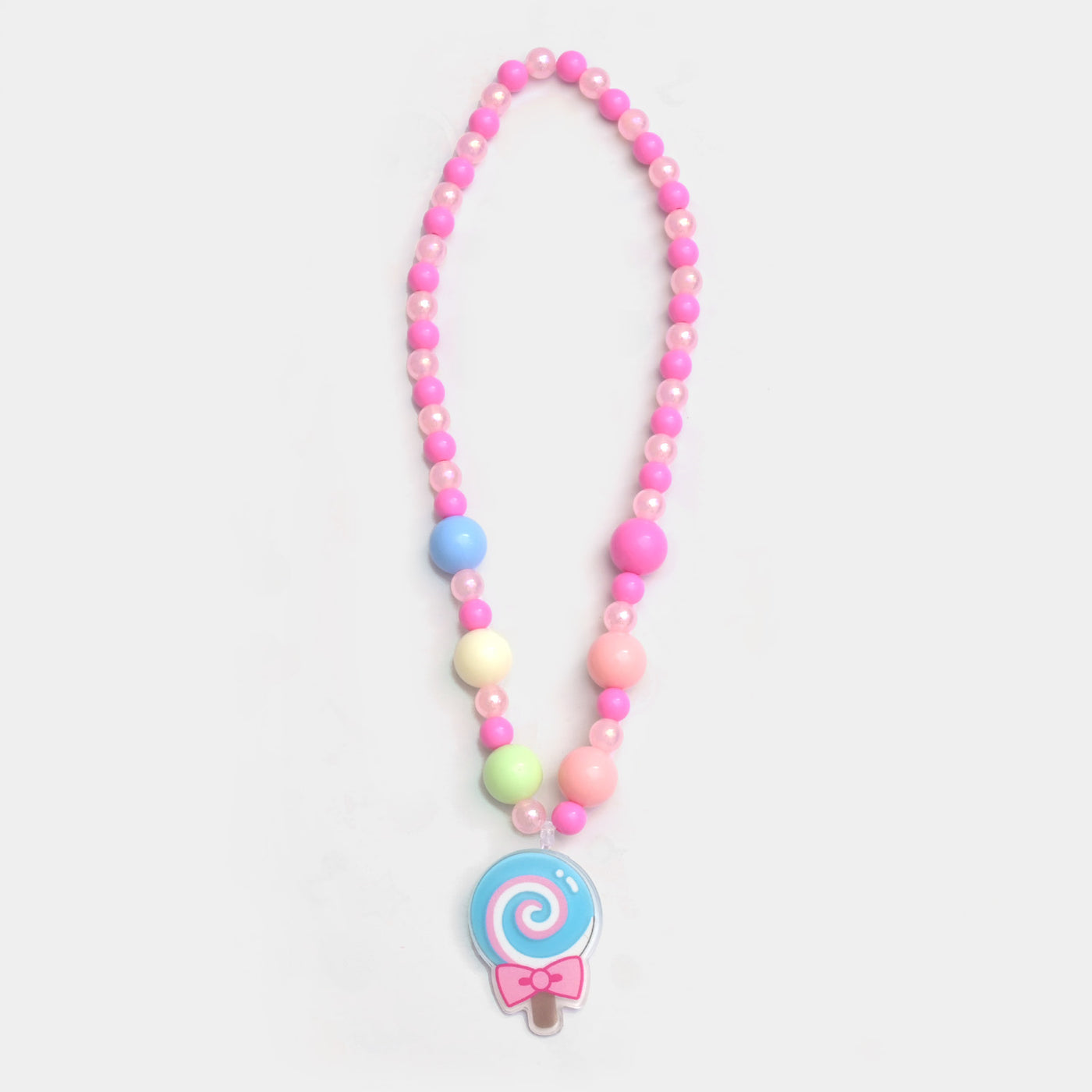 Girls Charm Beaded Necklace & Bracelet