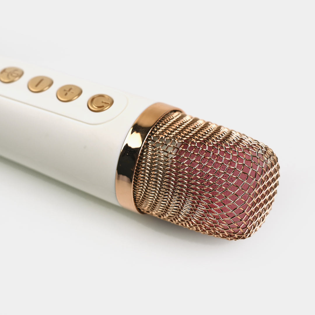 Wireless Karaoke Speaker | Portable Bluetooth Speaker with LED Lights & Microphone