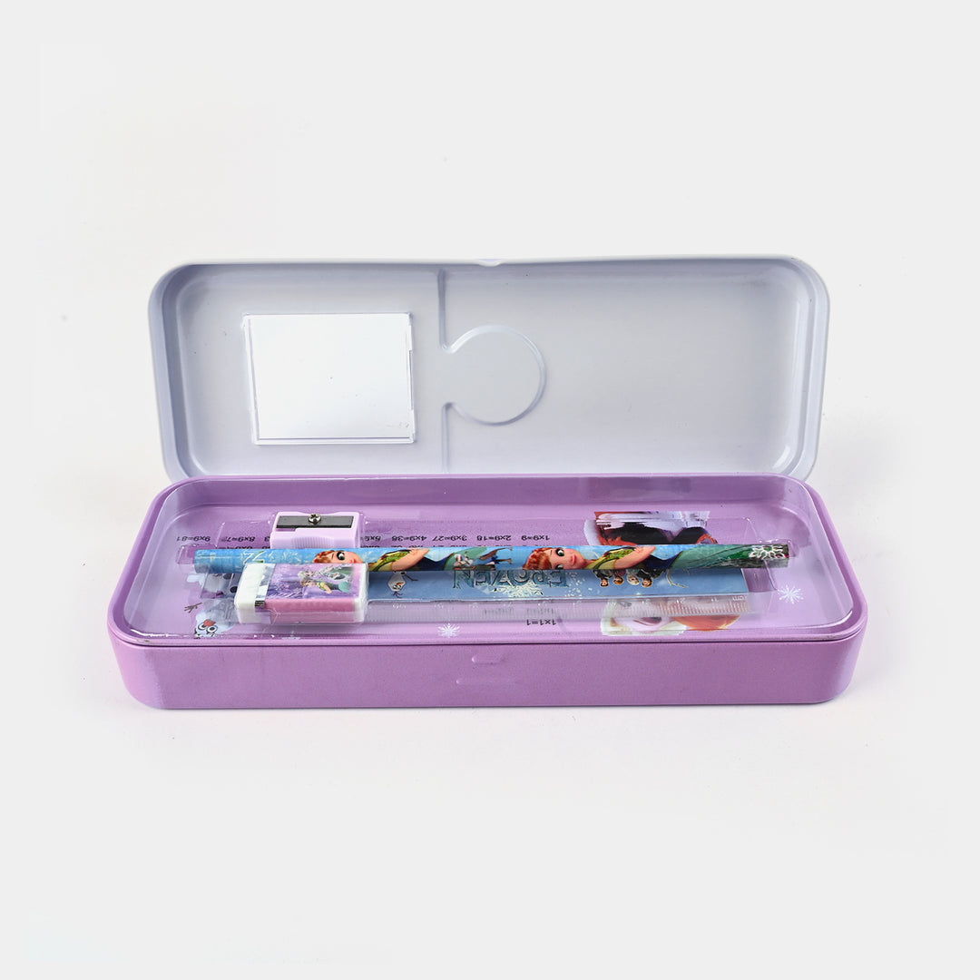 Stationary Pencil Box Metal For Kids