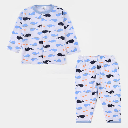 Infant Boys Cotton Jersey Night Suit