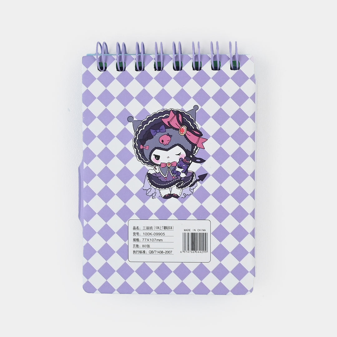 Cute Adorable Design A6 Mini Spiral Diary / Notebook