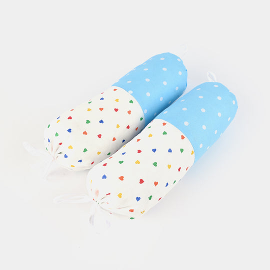 Baby Snuggle Bed Set 9pcs Polka Dot | Sky Blue