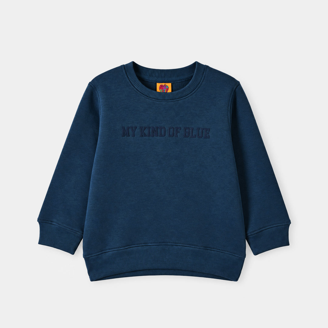 Boys Fleece SweatShirt My Kind Of Blue