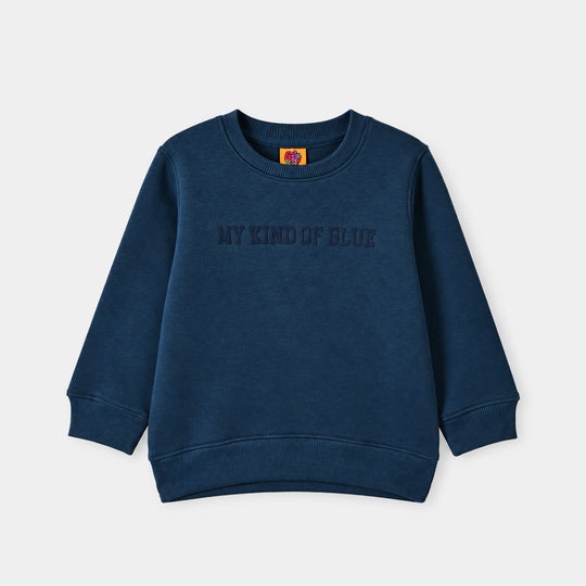 Boys Fleece SweatShirt My Kind Of Blue