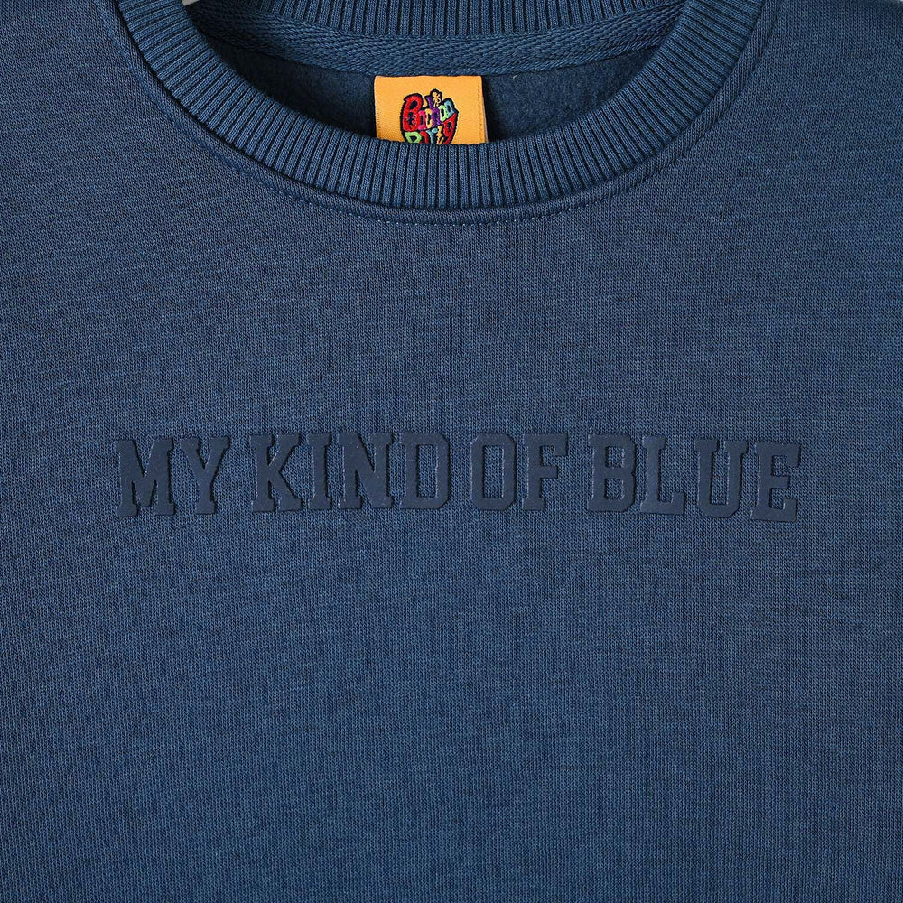 Boys Fleece SweatShirt My Kind Of Blue