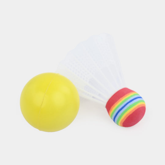 Kids' 2-in-1 Tennis & Badminton Racket Set