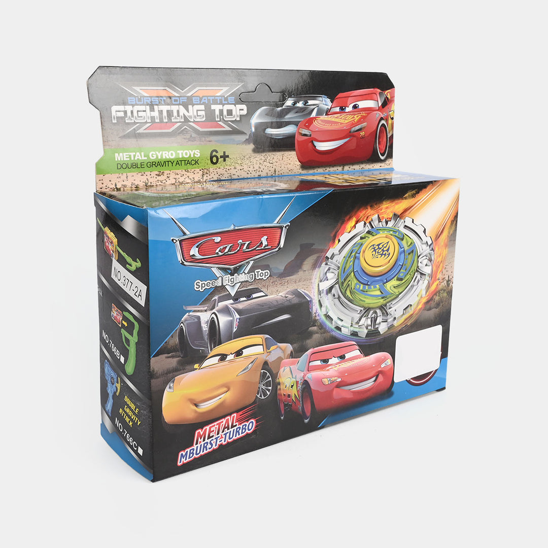 Alloy Gyro Spinning Top Battle Set