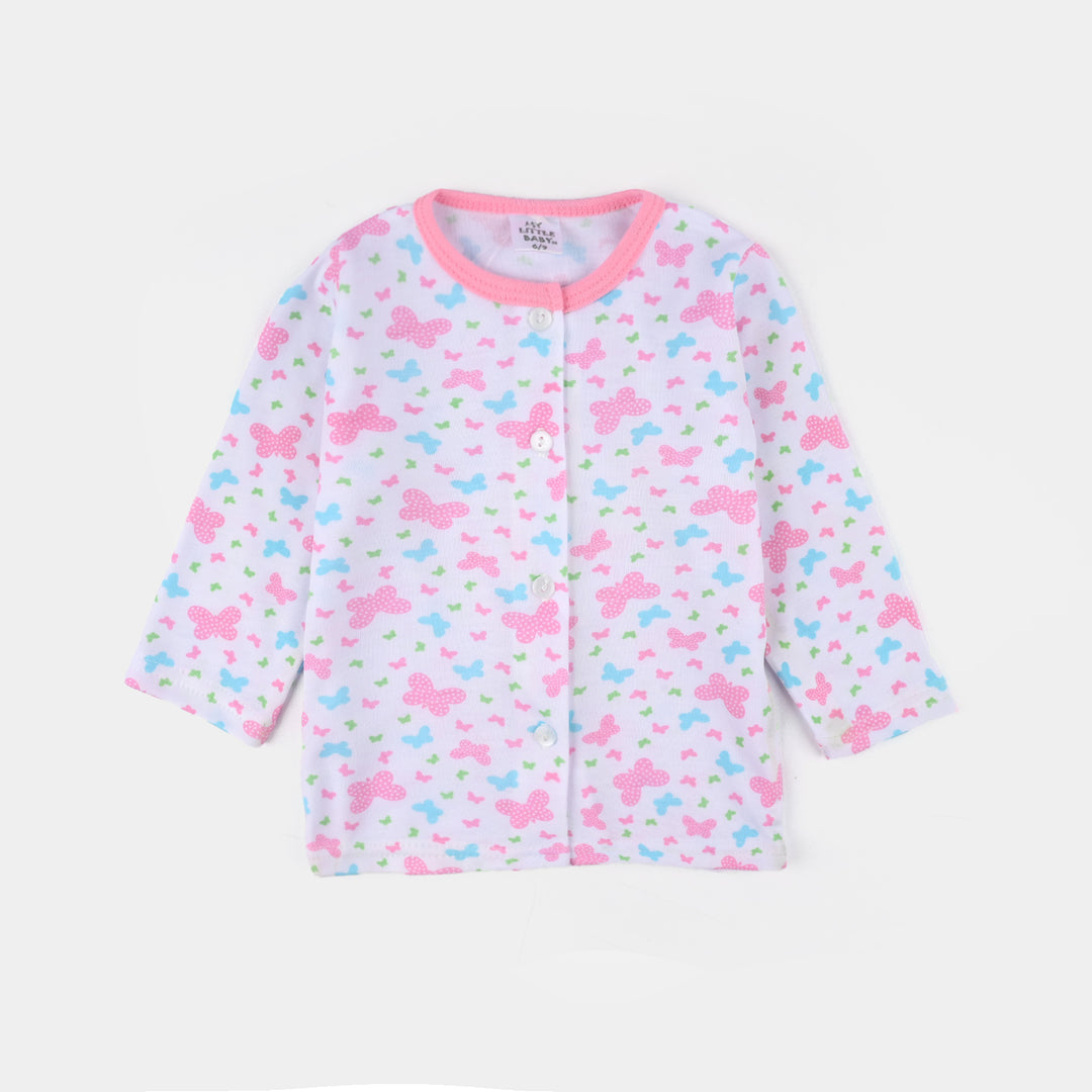 Infant Girls Cotton Jersey Night Suit