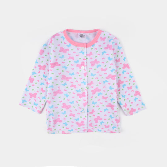 Infant Girls Cotton Jersey Night Suit