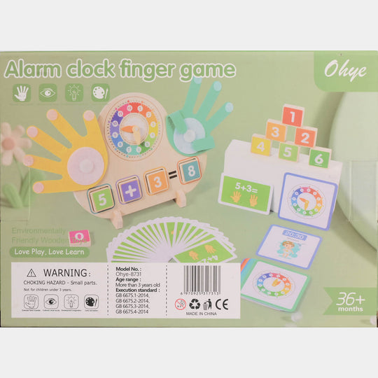 Educational Wooden Clock Toy
