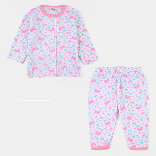 Infant Girls Cotton Jersey Night Suit