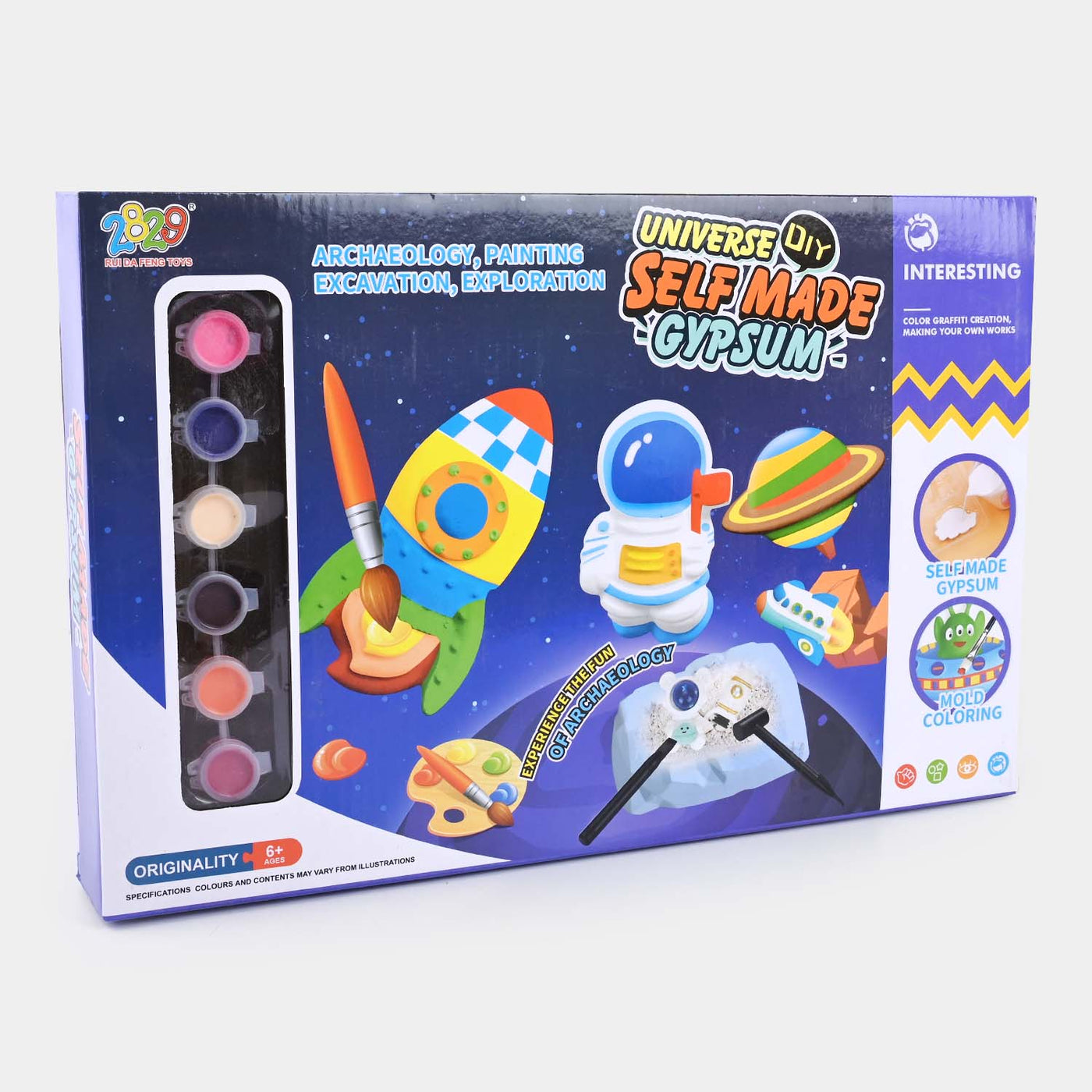 Universe Gypsum & Painting Kit For Kids