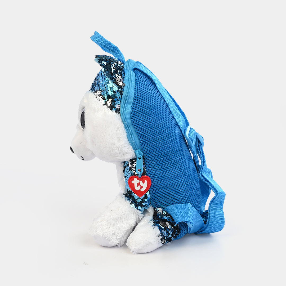 Rainbow Sequin Plush Backpack