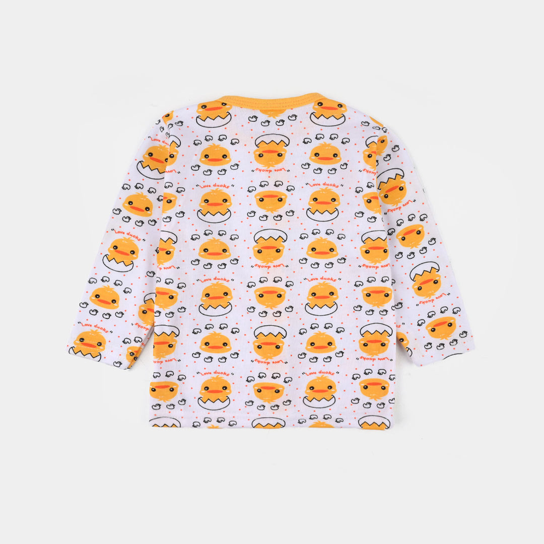 Infant Girls Cotton Jersey Night Suit