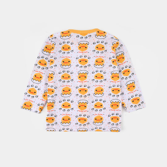 Infant Girls Cotton Jersey Night Suit