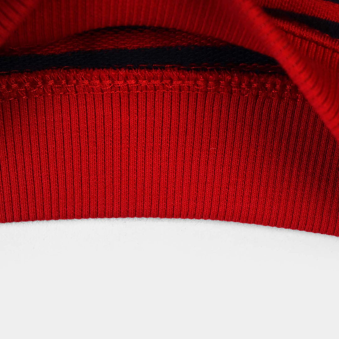 Infant Boys Cotton Terry Sweat Shirt Bestie-Red