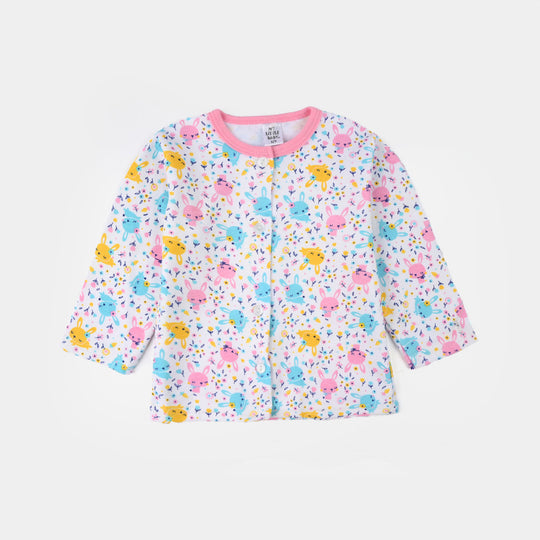 Infant Girls Cotton Jersey Night Suit