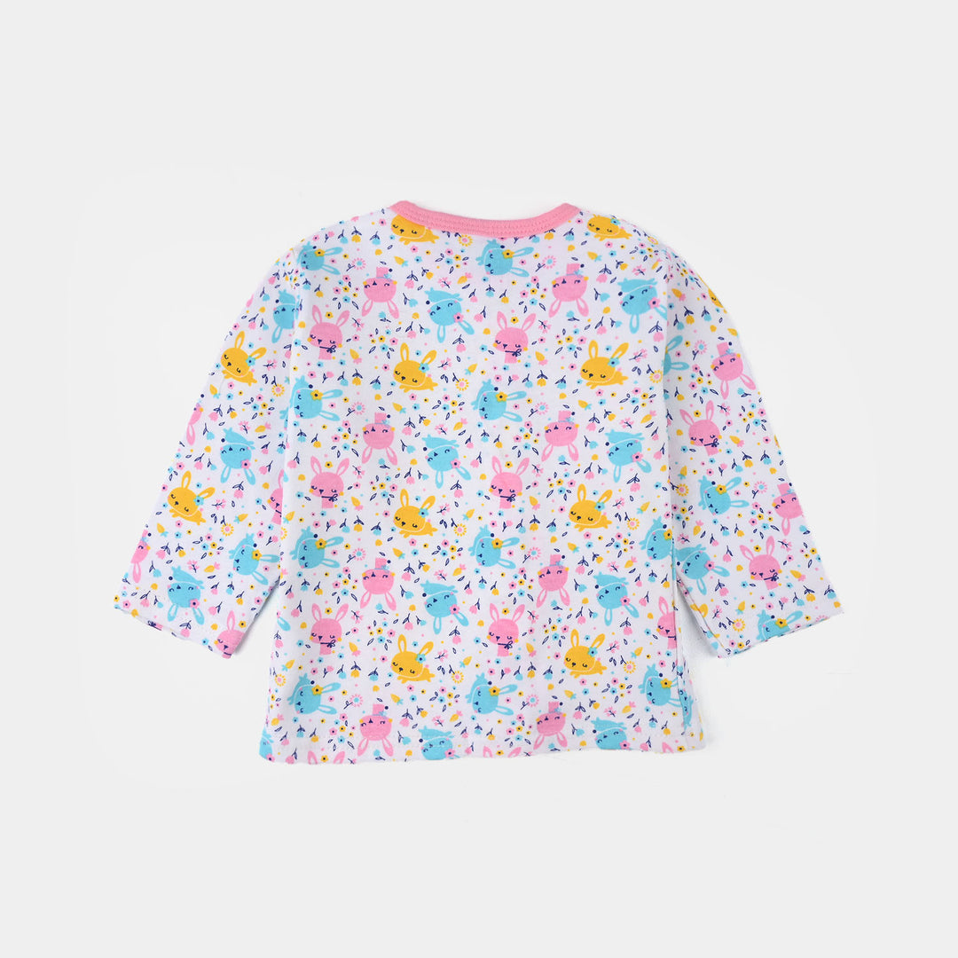 Infant Girls Cotton Jersey Night Suit