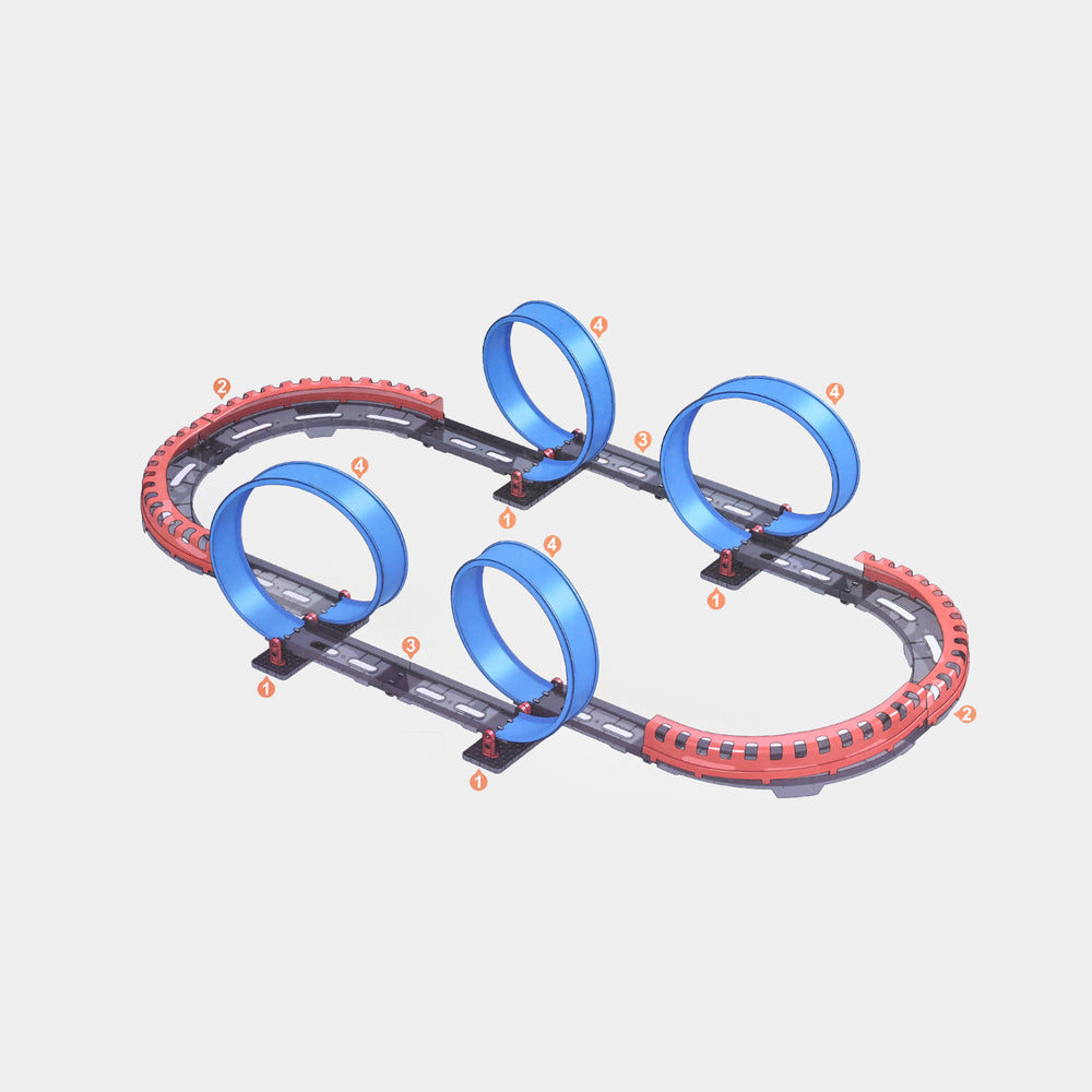 Racing Track with Cars – Ready, Set, Race!