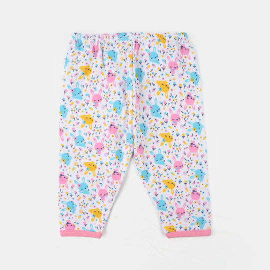 Infant Girls Cotton Jersey Night Suit