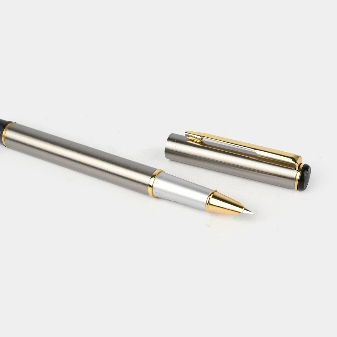 Fancy Fountain Ink Pen with Plastic Case