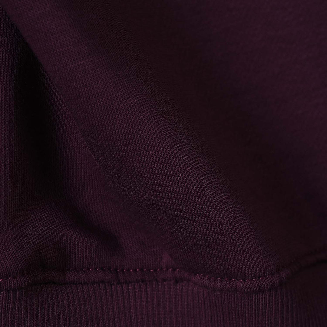 Girls Fleece Pullover Just Be Ready-Purple