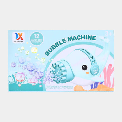 Cartoon Fish Bubble Machine 12 Hole For Kids
