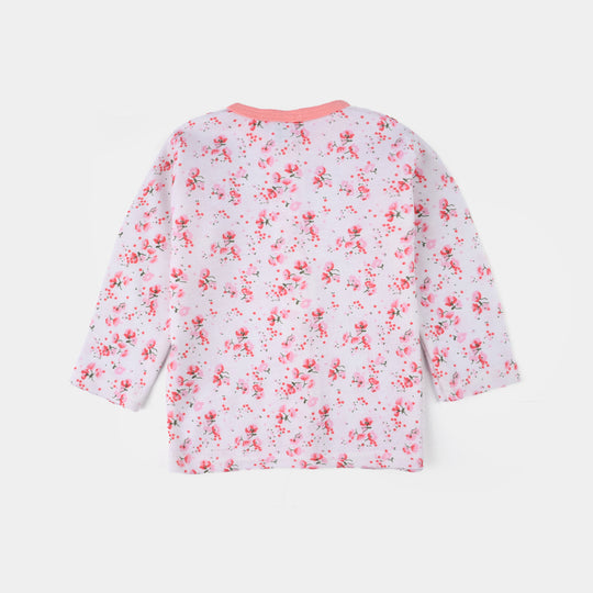 Infant Girls Cotton Jersey Night Suit