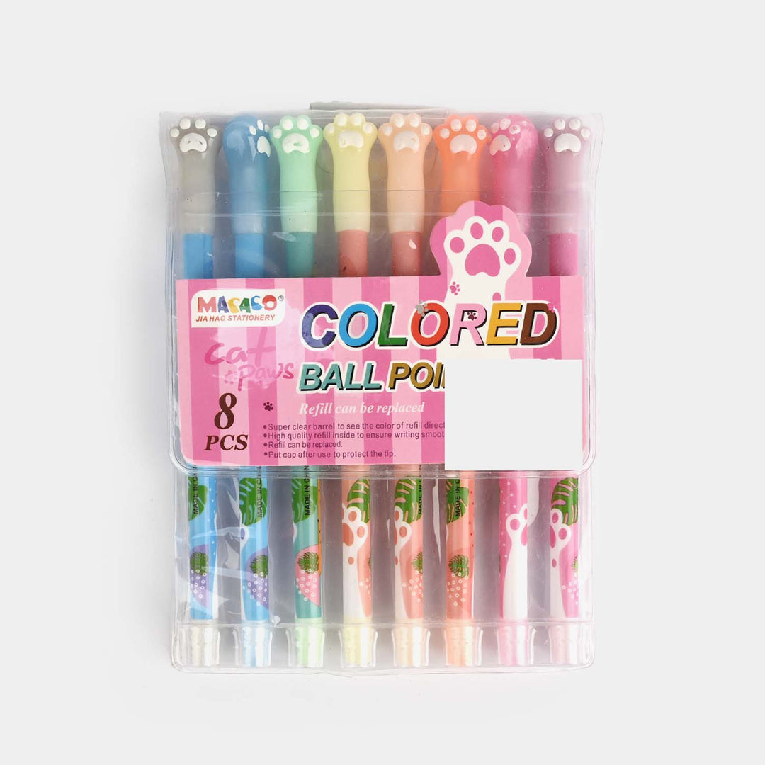 Color Ball Pen 8Pcs