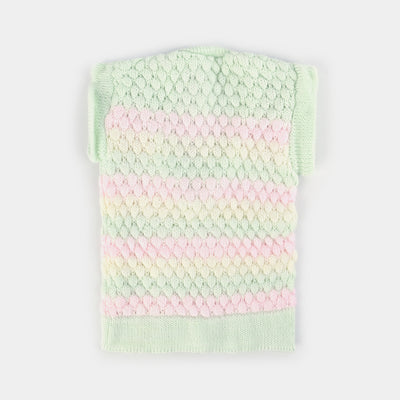 Baby Woolen Inner Wear Sweater Green 6M+