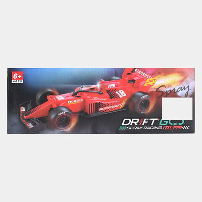 REMOTE CONTROL FORMULA CAR WITH SMOKE FUNCTION