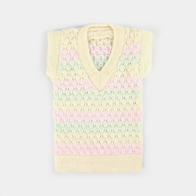 Baby Woolen Inner Wear Sweater-Yellow 3M+