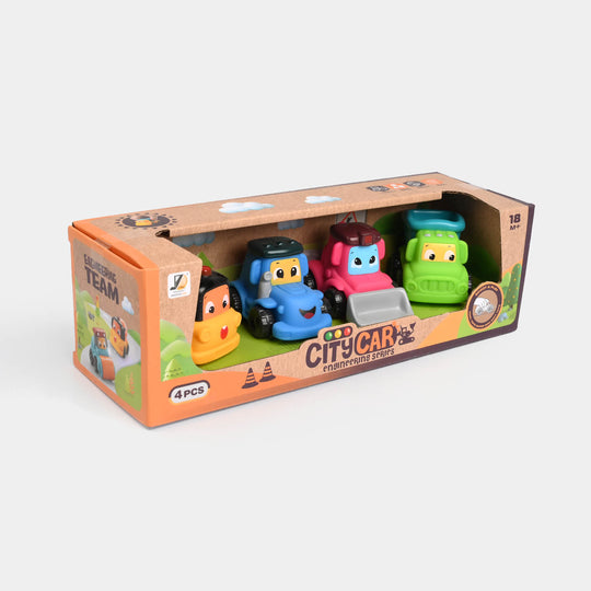 City Car Toy Set (4 Pieces)