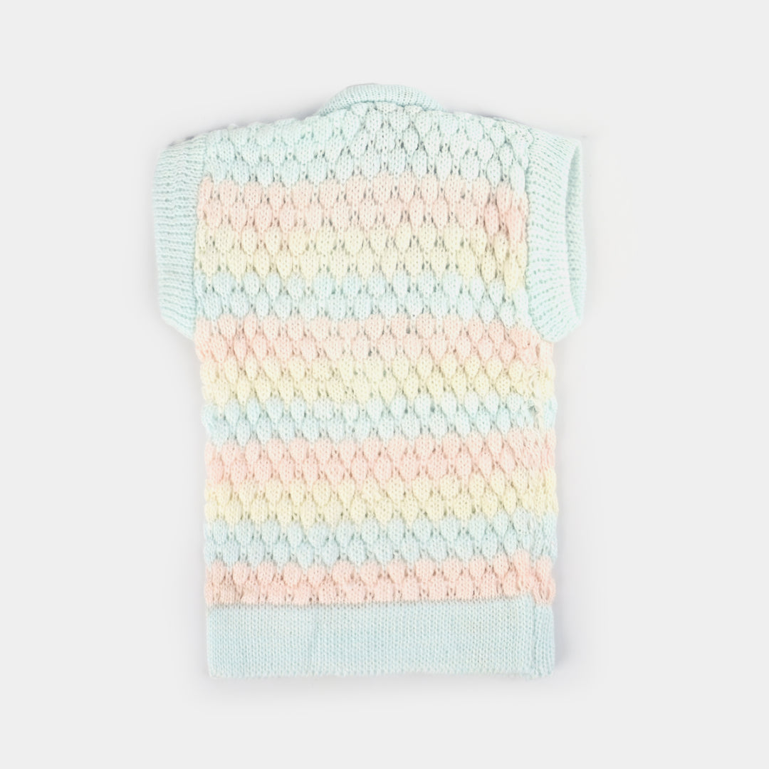 Baby Woolen Inner Wear Sweater-Blue 3M+