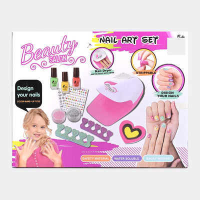Nail Art Fashion Kit Play Set For Girls