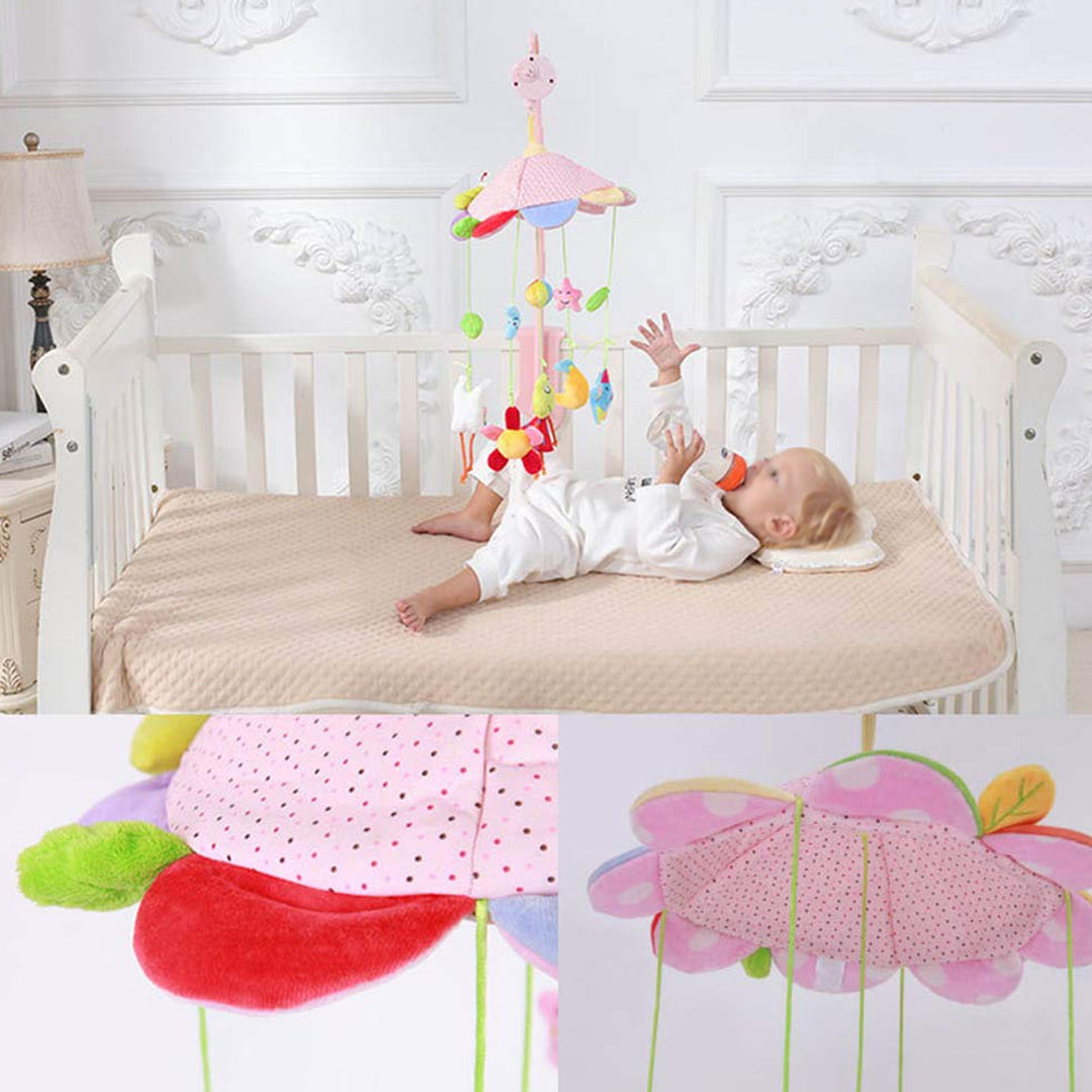 Baby Soft Rattle Musical Cot Mobile