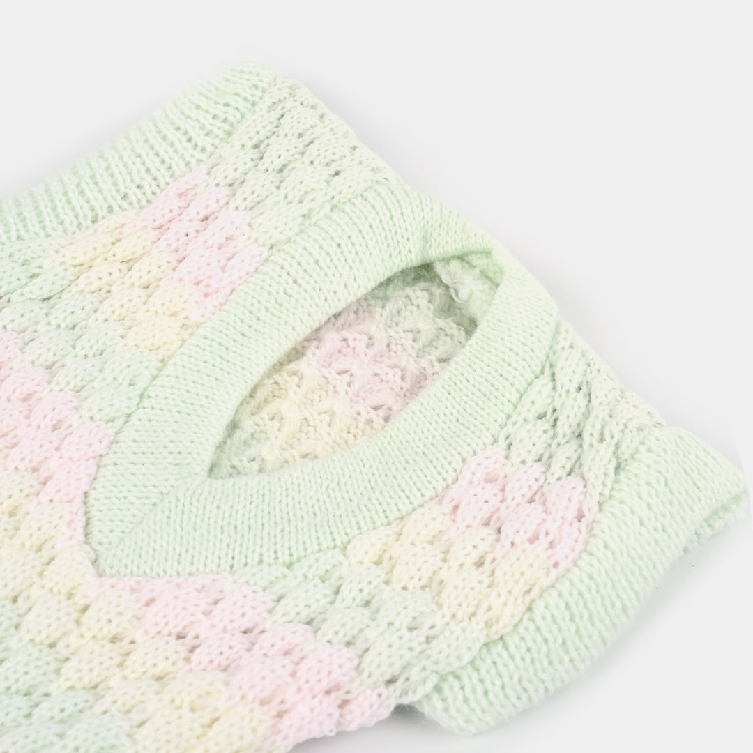 Baby Woolen Inner Wear Sweater-Green 3M+